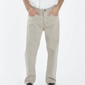 Thrills co Chopped Denim Jean Aged Tan